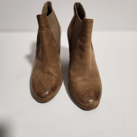 Tan Wedge Booties - Picture 5 of 6